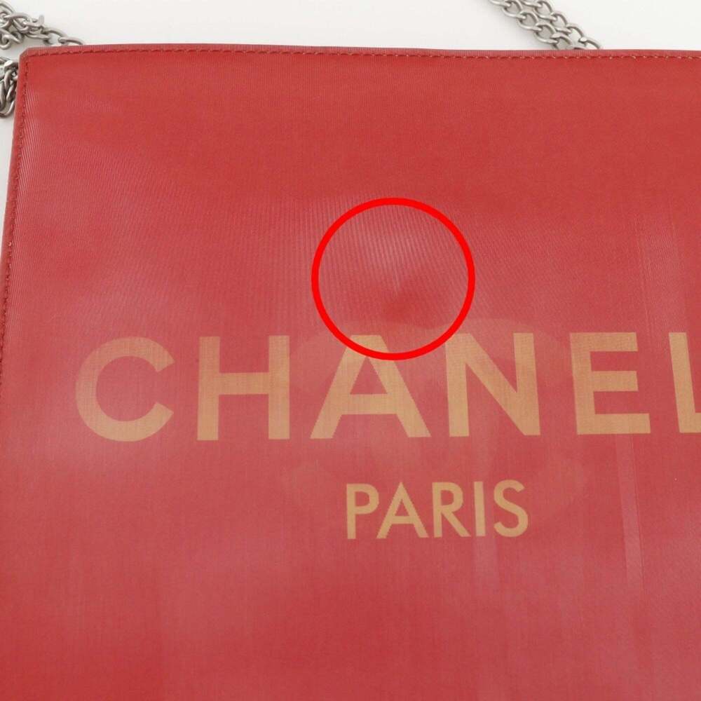 CHANEL Red Logo Shoulder Bag - Picture 12 of 16